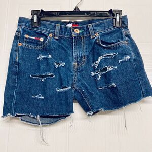 Vintage Tommy Hilfiger Jean Shorts Womens Size 3.‎
